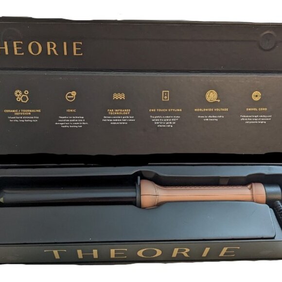 Theorie Professional Hair Curling Wand, Rose Gold - Picture 3 of 6